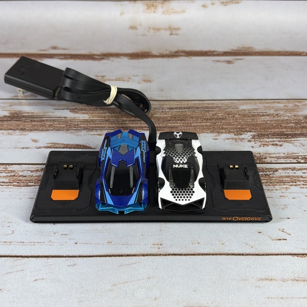 Anki Overdrive Flat Power Source & 2 Cars Bundle Tested Used